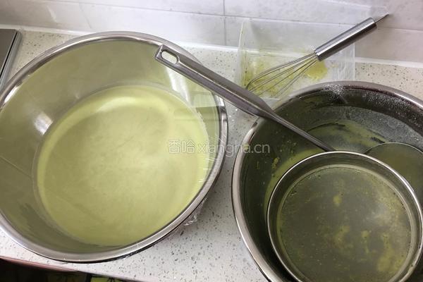 抹茶千层的做法图解2