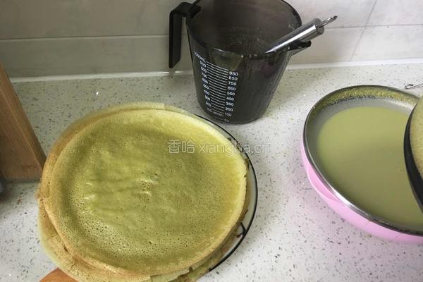 抹茶千层的做法图解5