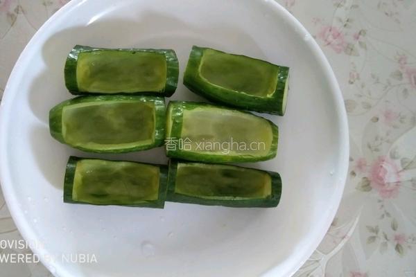 青瓜竹筒饭的做法图解3