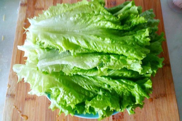 蚝油生菜的做法图解2
