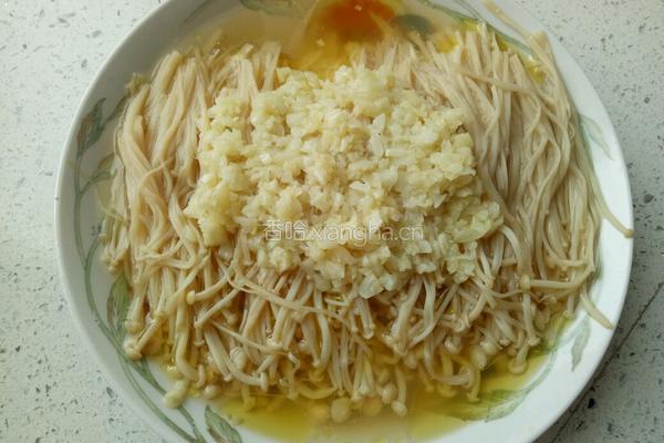 蒜蓉金针菇的做法图解12