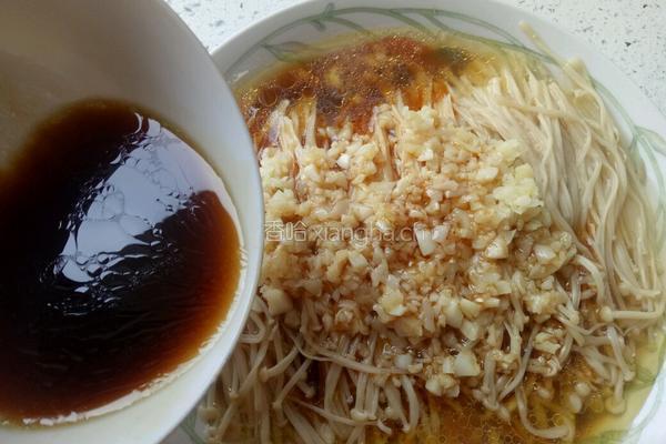 蒜蓉金针菇的做法图解14