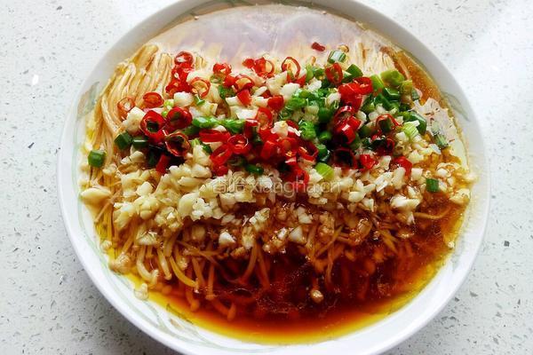 蒜蓉金针菇的做法图解18