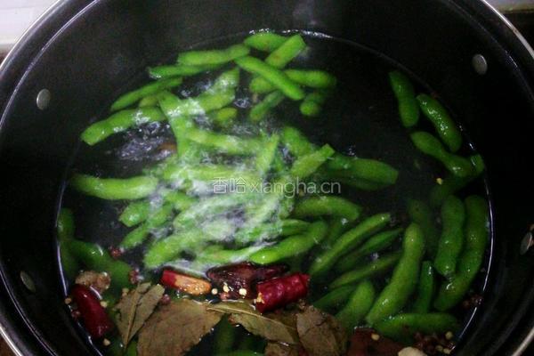 水煮毛豆的做法图解4