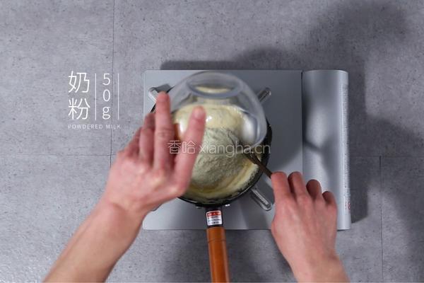 风靡吃货圈的雪花酥的做法图解3