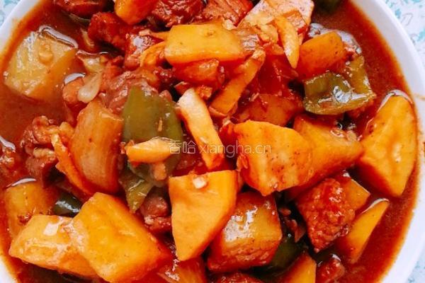 土豆烧牛肉的做法图解10