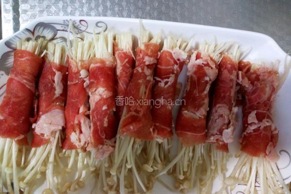 黑胡椒肥牛金针菇的做法图解5
