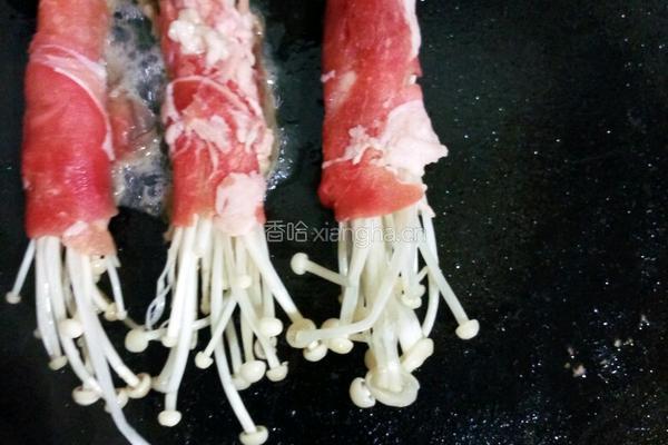 黑胡椒肥牛金针菇的做法图解6