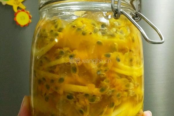 柠檬百香果蜂蜜茶的做法图解7