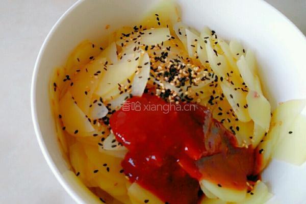 辣酱土豆片的做法图解7