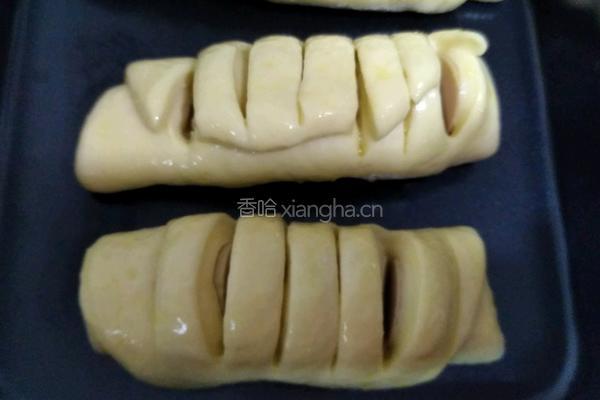 毛毛虫火腿包的做法图解8