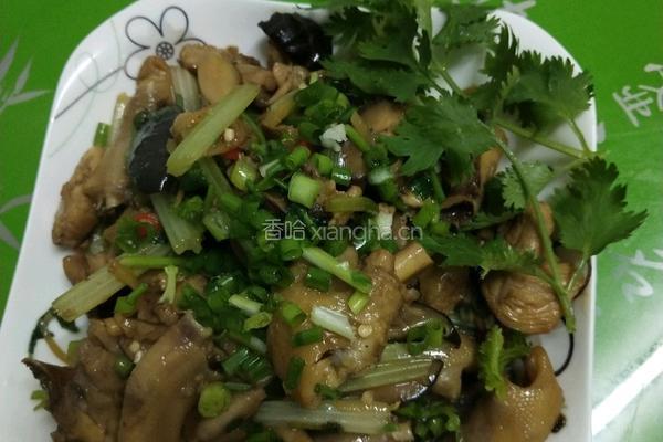 香菇闷鸡腿的做法图解9