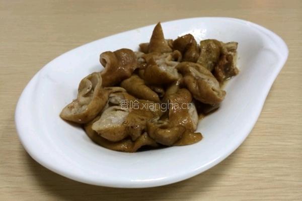 干煸香辣肥肠的做法图解1