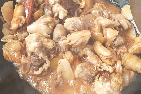 土豆炒鸡肉的做法图解12