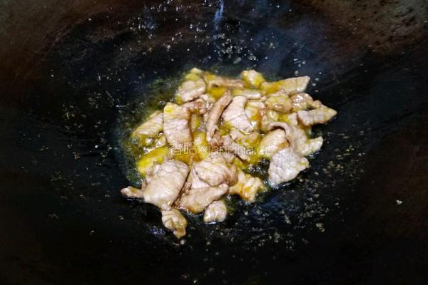 青红椒西葫芦炒肉片的做法图解13