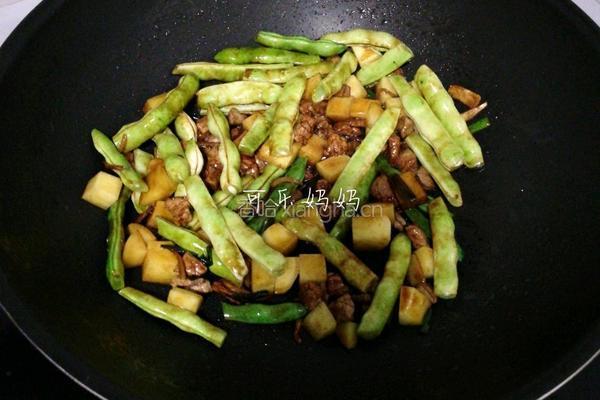 豆角土豆焖面的做法图解6
