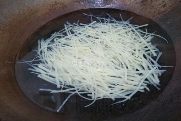 豆豉炝拌青椒土豆丝的做法图解11