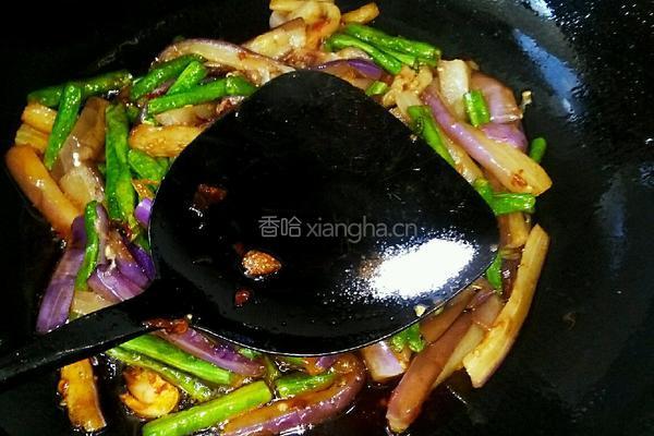 茄子烧豆角的做法图解8