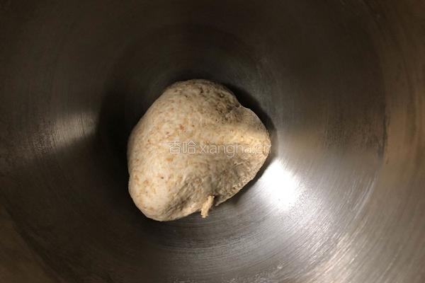 全麦肉松乳酪欧包的做法图解3