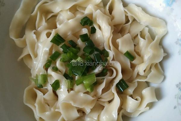 猪肝青菜刀削面的做法图解6