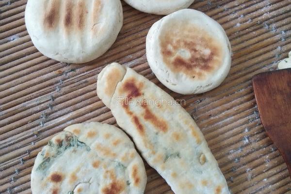 油葱饼和发面饼