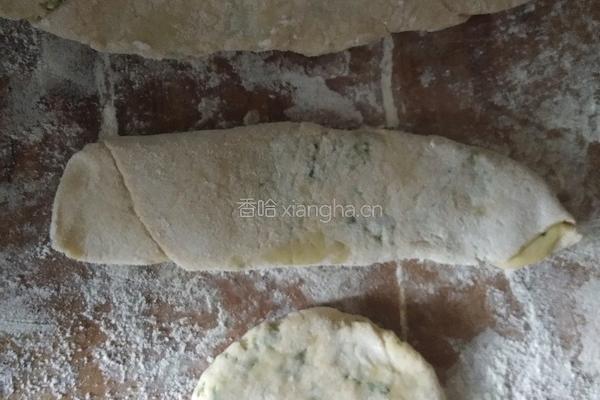 油葱饼和发面饼的做法图解12