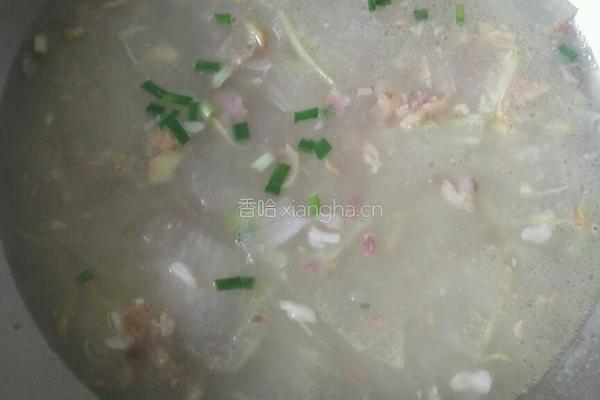 咸肉冬瓜汤的做法图解7
