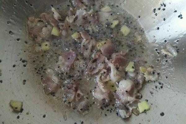 豆角闷面的做法图解2