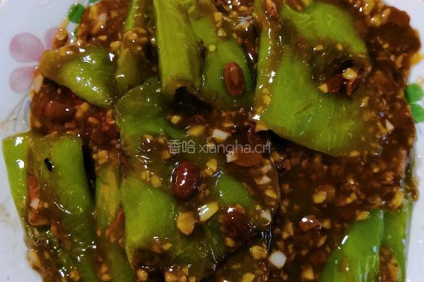 蒜蓉虎皮尖椒的做法图解8