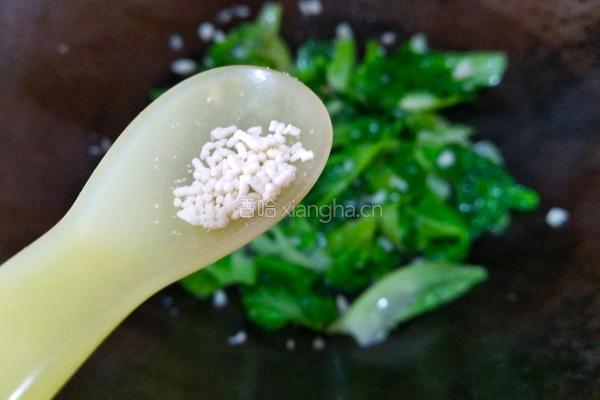 猪油炒蒜泥生菜的做法图解10