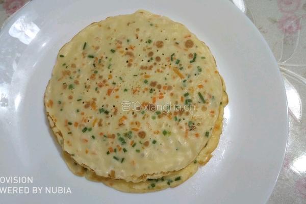 蔬菜鸡蛋饼的做法图解9