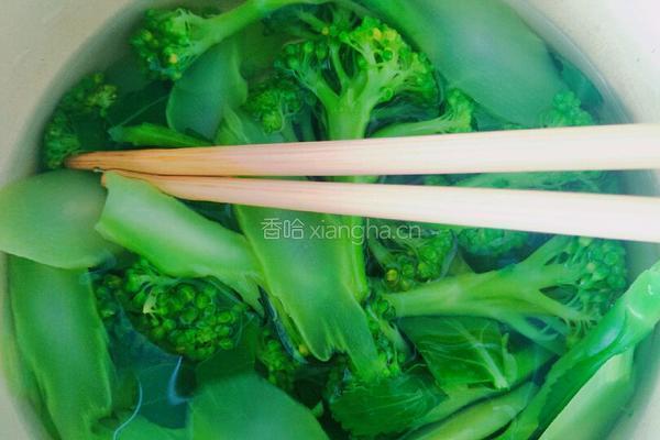 虾球炒西蓝花的做法图解6