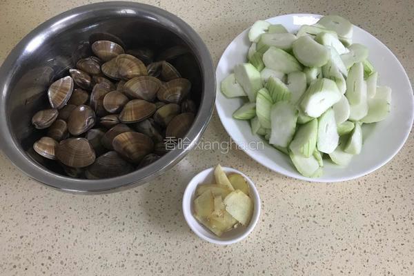 肥噶丝瓜汤 的做法图解3
