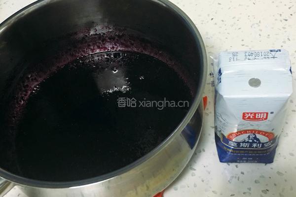 蓝莓慕斯蛋糕+6寸方模的做法图解12