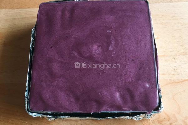 蓝莓慕斯蛋糕+6寸方模的做法图解22