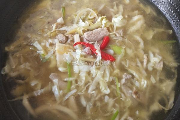 酸菜豆腐锅的做法图解11