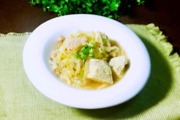 酸菜豆腐锅的做法图解15