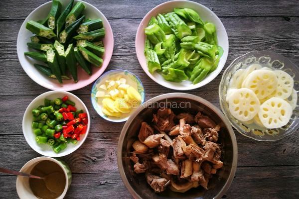 时蔬烧鸭子的做法图解5