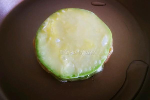 韩式角瓜酿肉煎的做法图解11