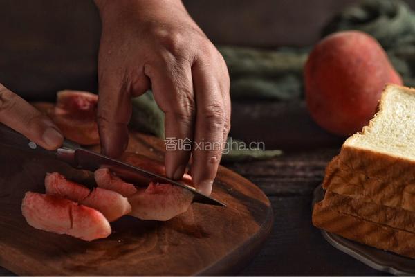 蜜桃三明治的做法图解3