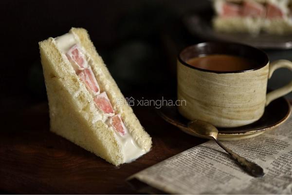 蜜桃三明治的做法图解11