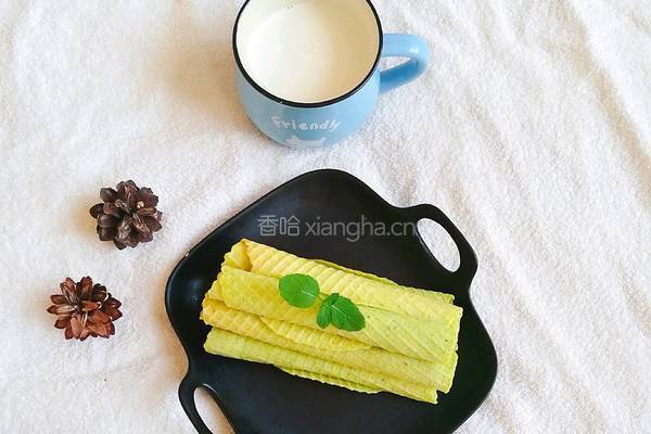 菠菜汁蛋卷的做法图解12