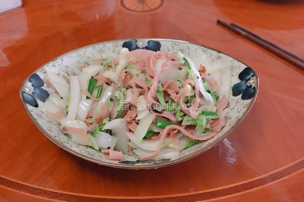 美式火腿炒菜根的做法图解12