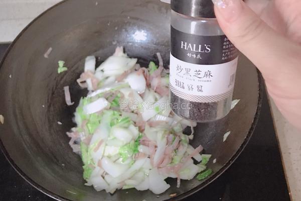 美式火腿炒菜根的做法图解10