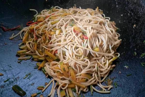 南瓜炒粉的做法图解12