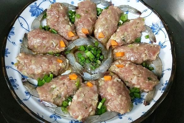 肉包虾（自创）的做法图解9