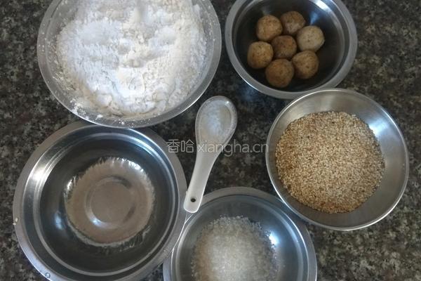 空心大麻团的做法图解2