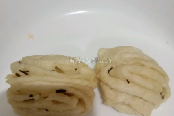 葱香花卷的做法图解12