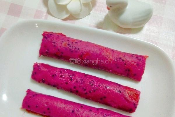 火龙果蛋饼的做法图解6