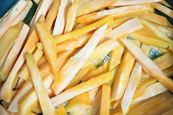 酸奶红薯条拼盘的做法图解2